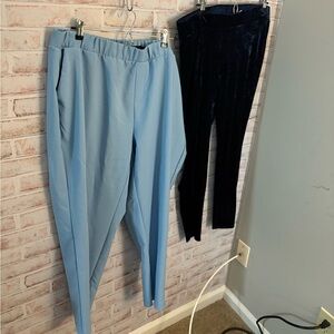Stylish Women's Blue and Dark Blue Pants